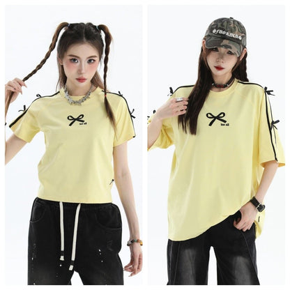 話題沸騰中 着回し力抜群 人気上昇中 カジュアル 全4色 カップル 半袖TシャツF-9164