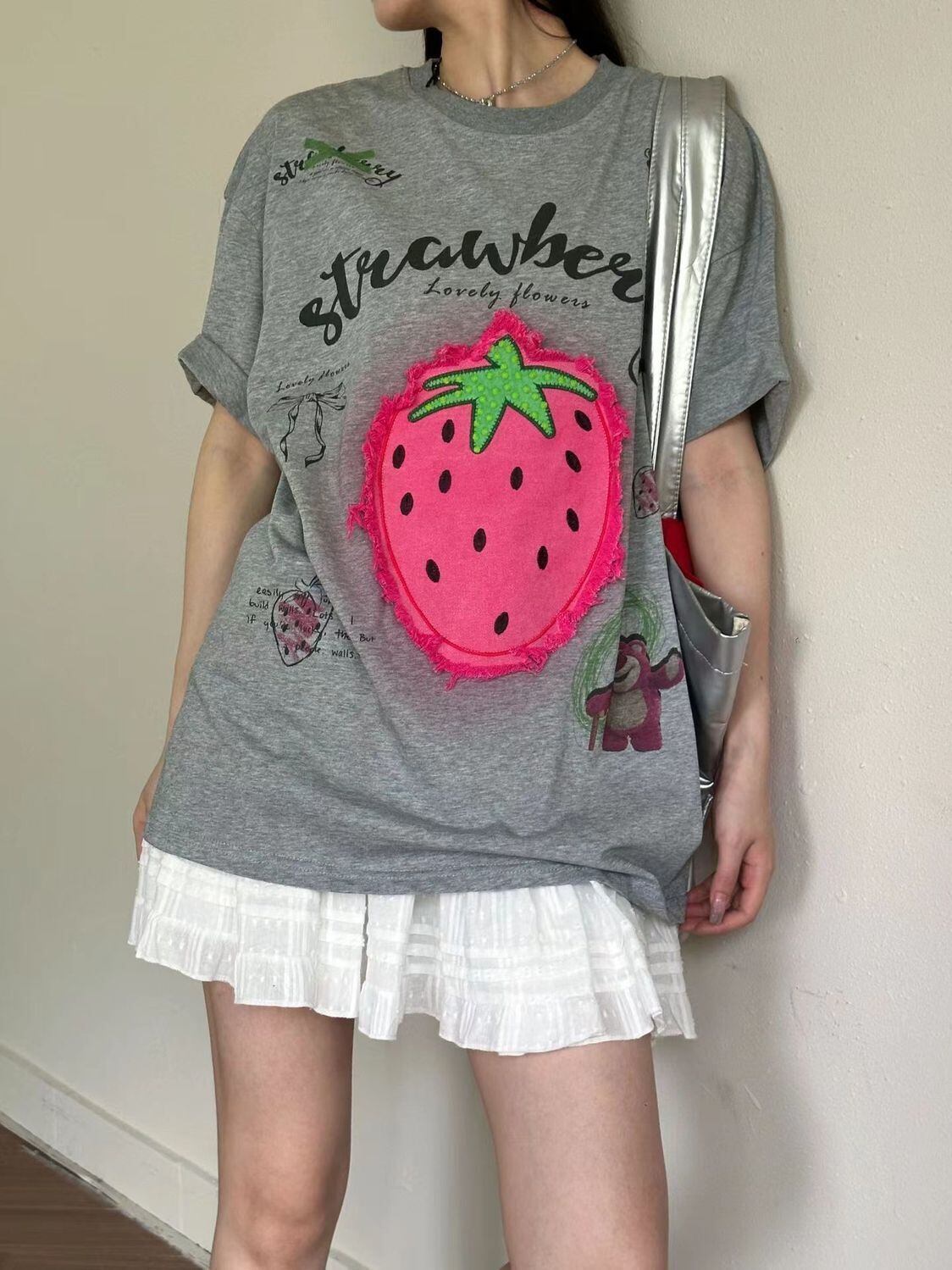 売れ筋 美人度アップ 大好評 好感度UP カジュアル 全4色 半袖 Tシャツ ＜F-11287＞