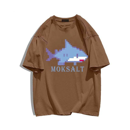 売り切れ必至 カジュアル スタイルアップ プリント全6色 半袖TシャツF-9092