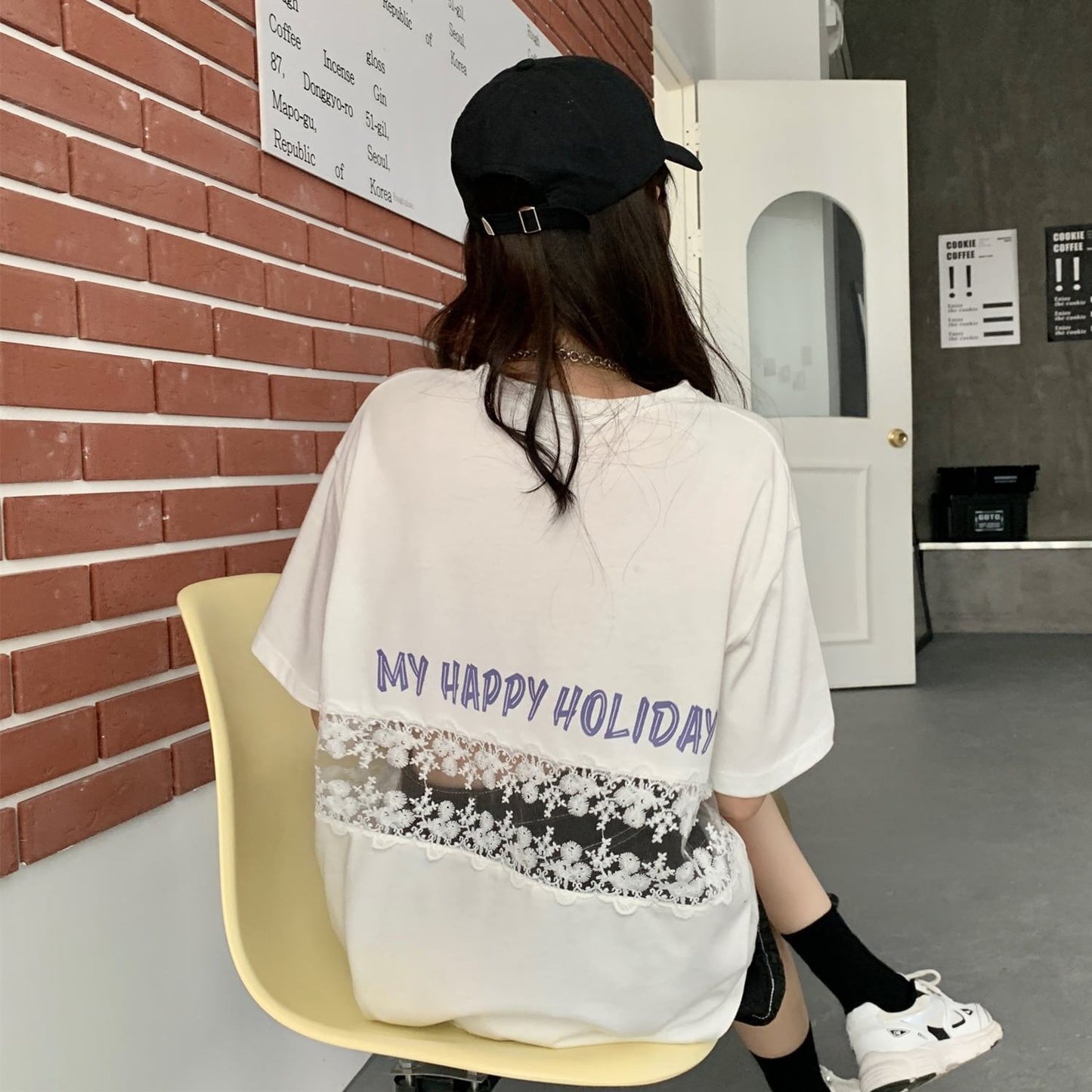 オシャレ度満点   一目惚れ Tシャツ カットソー＜F-3560＞