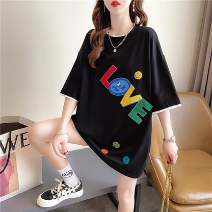 スタイリッシュ   一目惚れ Tシャツ カットソー＜F-3007＞