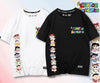 超人気商品 プリントロゴ ユニセックス ゆったり半袖 全6色Tシャツ<F-4897>