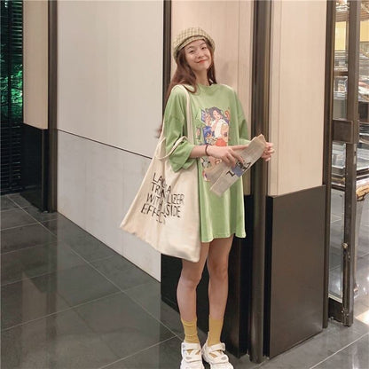ルーズ   オシャレ度満点 Tシャツ カットソー＜F-3459＞