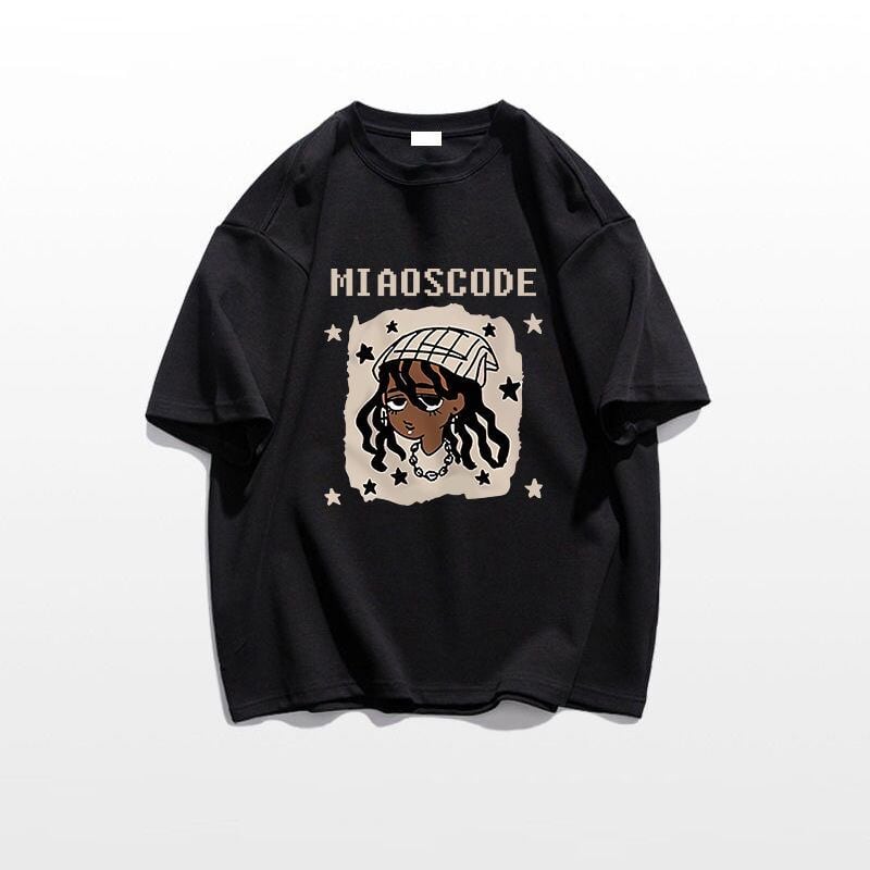 ベストセラーアイテム！ カジュアル 定番シンプル ルーズ プリント全5色 半袖TシャツF-9022