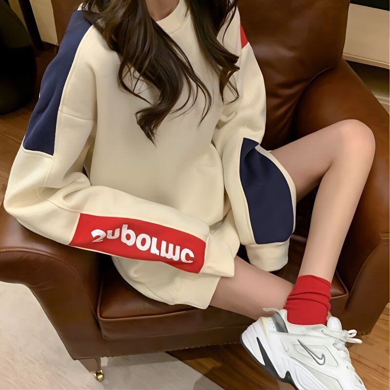 【裹起毛】今季マストバイ 好感度UP 元気いっぱい パーカF-10405