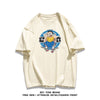 男女兼用 快適 プリント 半袖 Tシャツ F-13288
