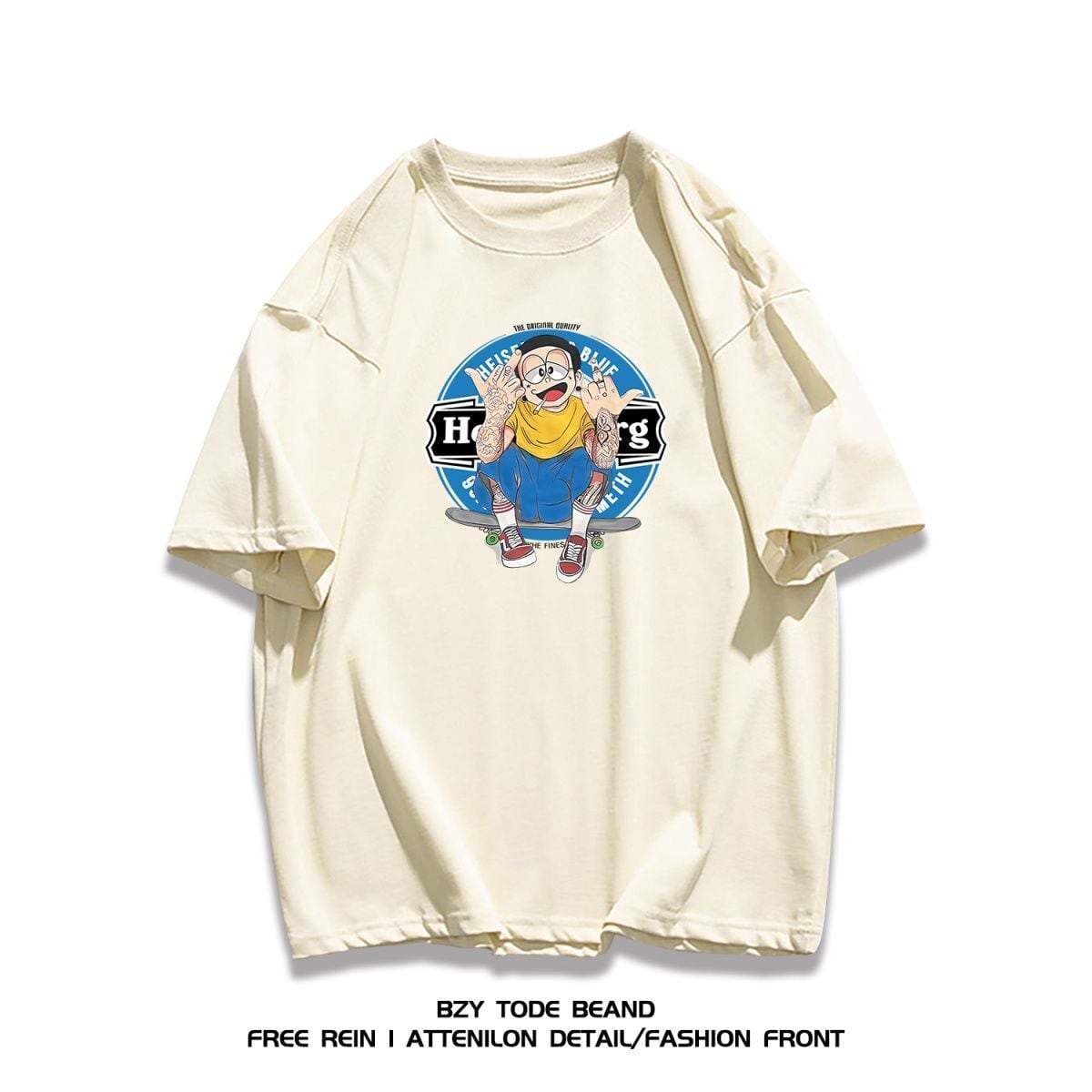 男女兼用 快適 プリント 半袖 Tシャツ F-13288