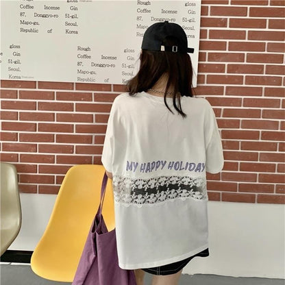 オシャレ度満点   一目惚れ Tシャツ カットソー＜F-3560＞