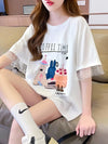 今季マストバイ 美人度アップ 大好評 好感度UP カジュアル 全4色 半袖 Tシャツ ＜F-11349＞