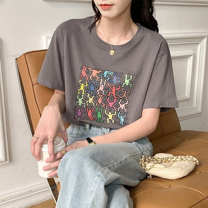 オシャレ度満点   着心地抜群 Tシャツ カットソー＜F-3408＞