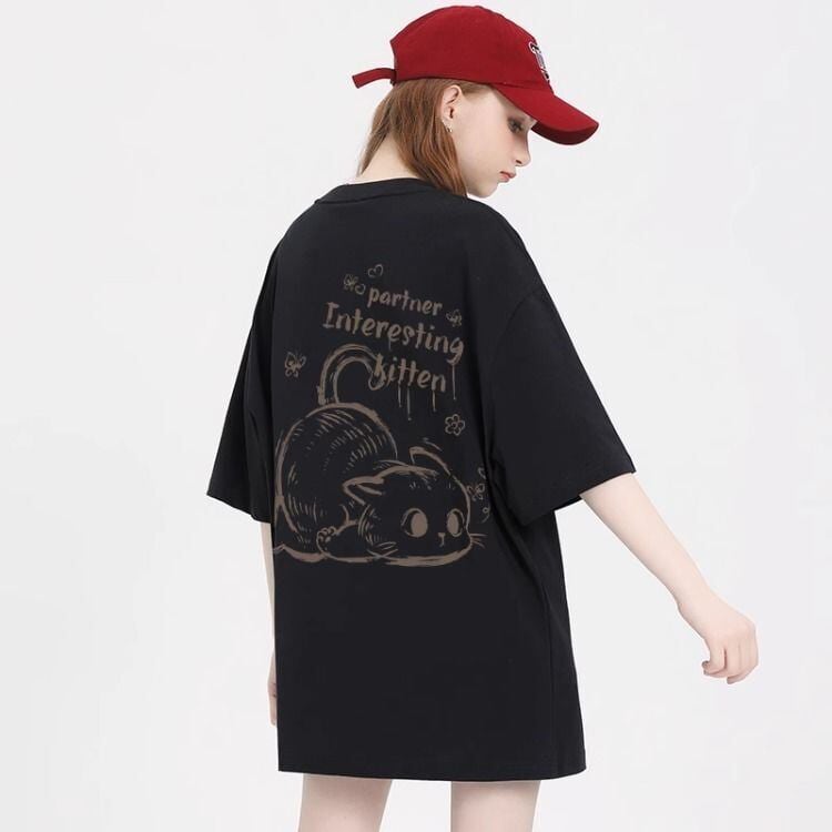 おすすめ 感満々 柔らかくて優しい印象 タイルアップ プリント 4色選択 半袖Tシャツ＜F-9317＞