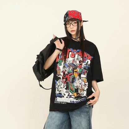 売れ筋 早い者勝ち 絶対流行 カジュアル 2色選択 Tシャツ<F-11524>