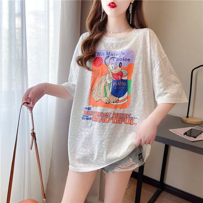 好感度満載   美感いっぱい Tシャツ カットソー＜F-3548＞