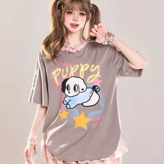 定番シンプル 絶対流行 売れ筋 早い者勝ち カジュアル 2色選択 Tシャツ<F-11462>