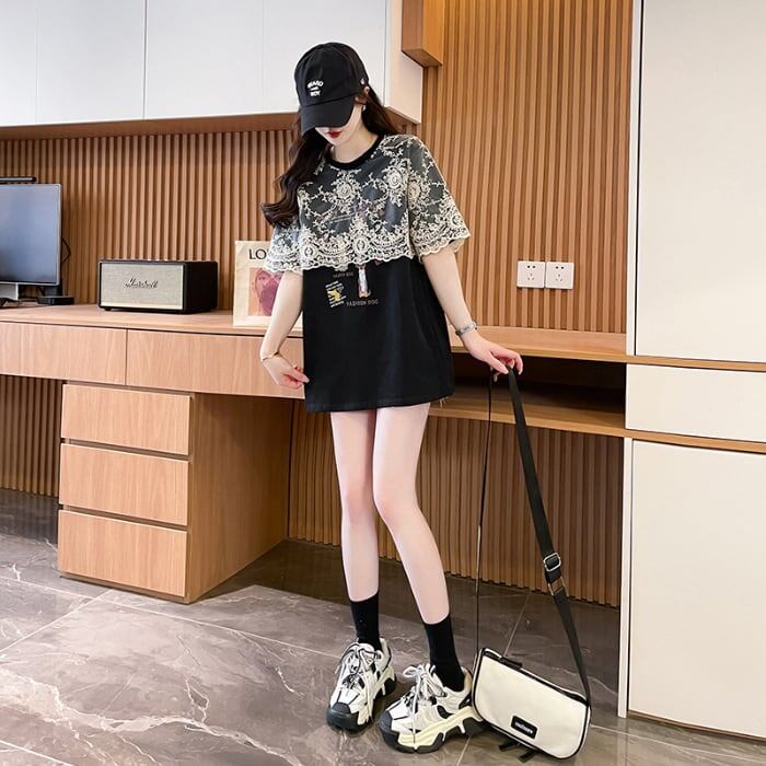 おすすめ 絶対流行 売れ筋 早い者勝ち カジュアル 2色選択 Tシャツ<F-11346>