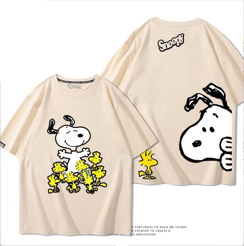 シンプル 男女兼用 着心地良い ゆったり Tシャツ F-13179