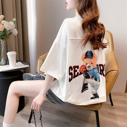 スタイリッシュ   一目惚れ Tシャツ カットソー＜F-3091＞