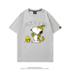男女兼用 高品質 カジュアル プリント Tシャツ F-13336