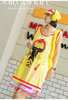軽い生地が夏にぴったり！ ノースリーブ プリント全2色 Tシャツ カットソー＜F-11359＞