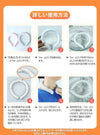 【即納】Warm   Ring ホットリング 防グッズ 防寒リング カイロリング 48℃ 温感 首 あったか 加熱 温感持続 心地良い 温熱効果 快適温感 温活 防寒 軽量 ファーカバー付き 電気不要 繰り返し使用 通勤通学