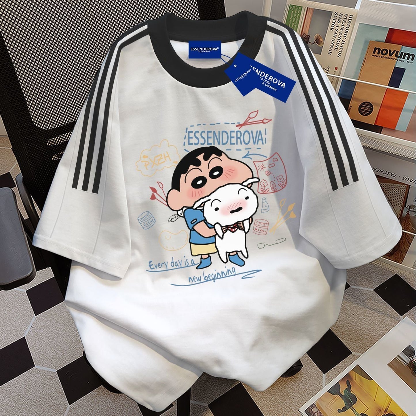 男女兼用 新作 カジュアル 半袖 Tシャツ F-13343