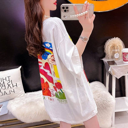 スタイリッシュ   一目惚れ Tシャツ カットソー＜F-3531＞