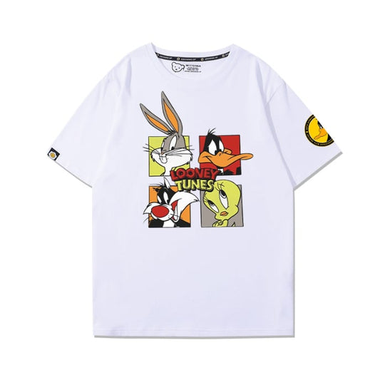 男女兼用 着心地良い シンプル プリント 半袖 Tシャツ F-13249