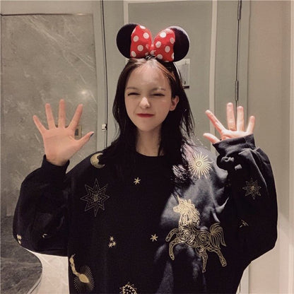 オシャレ度満点   大人可愛い スウェット パーカー トップス＜F-2276＞