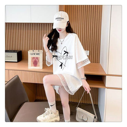 おすすめ 絶対流行 売れ筋 早い者勝ち カジュアル 2色選択 Tシャツ<F-11301>