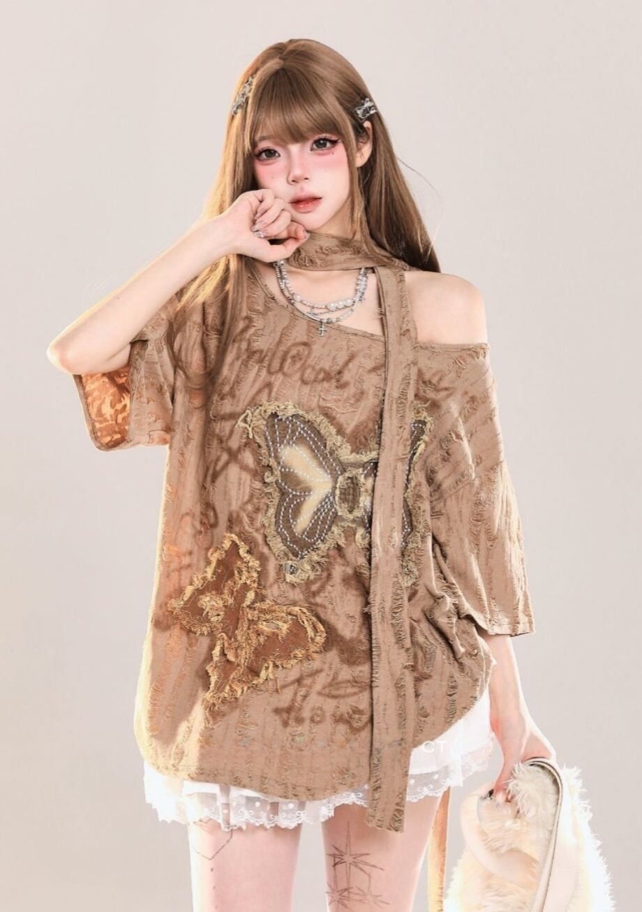 話題沸騰中 絶対流行 売れ筋 早い者勝ち カジュアル 2色選択 Tシャツ<F-11216>