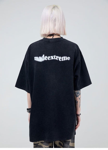 大注目   ストリート系 プリントTシャツ ＜F-2875＞