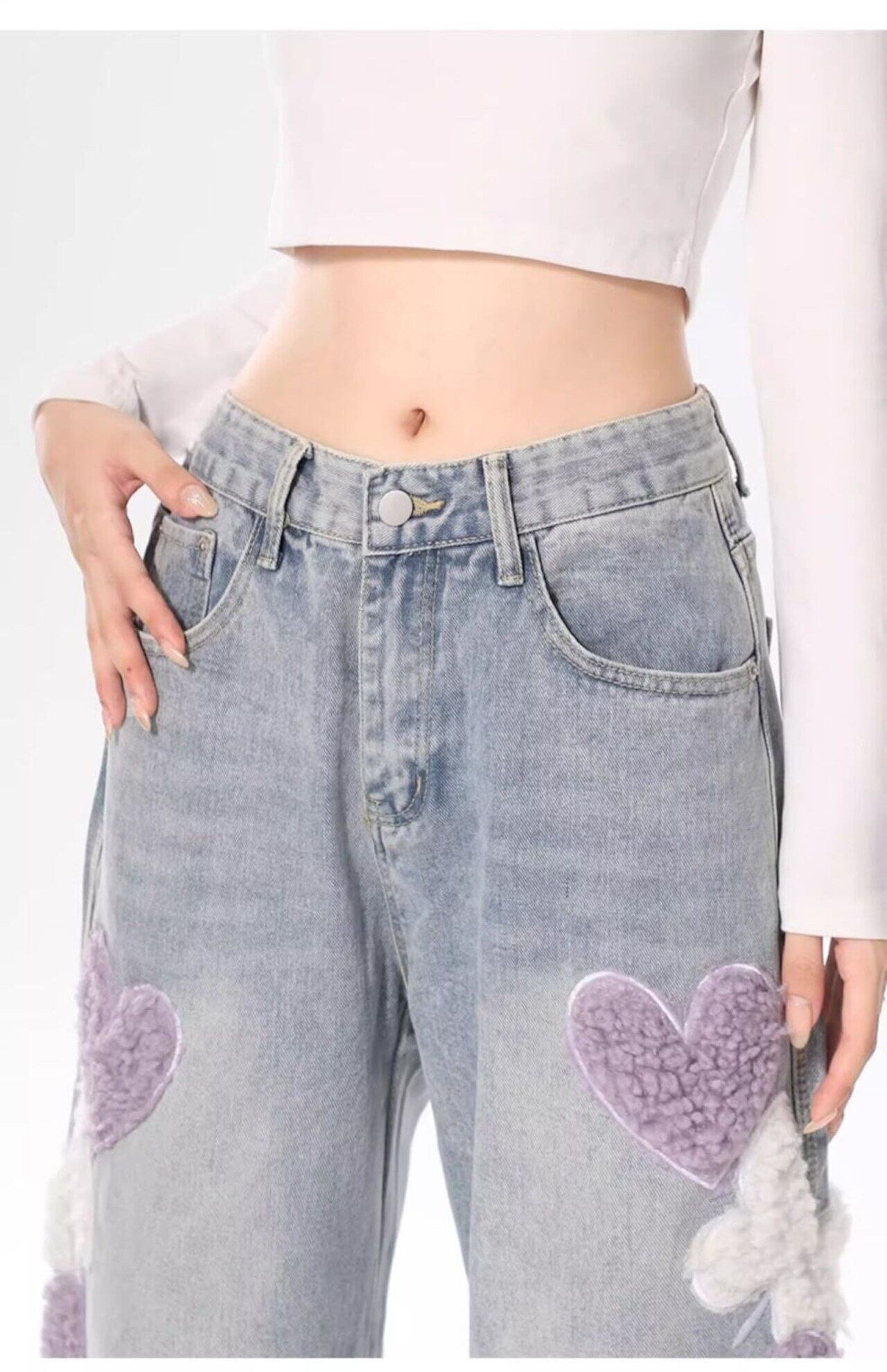 激安セール ファッション感満々 売り切れ必至 着回し力抜群 2色 デニム ワイドパンツF-6969