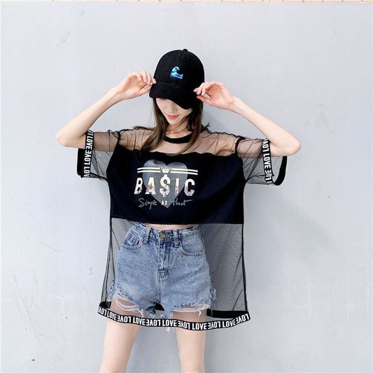 売り切れ必至   個性派 ゆったり半袖 Tシャツ全4色 ＜F-8157＞