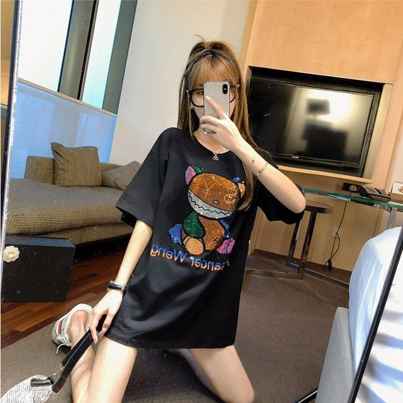 個性的なデザイン   一目惚れ Tシャツ カットソー＜F-3481＞