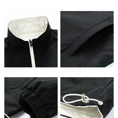 主役級 定番シンプル  絶対欲しい 撥水加工 全4色　男女兼用  リバーシブル ライトジャケット F-13124