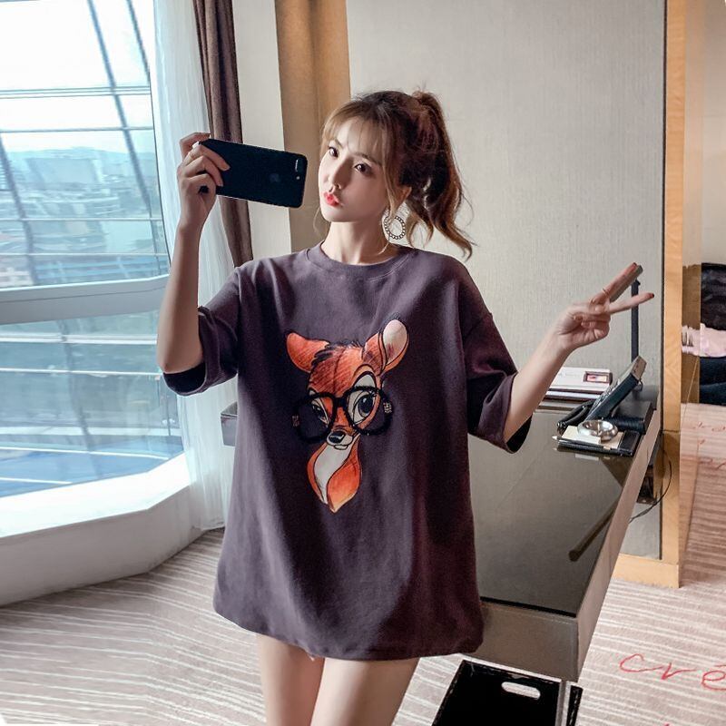 売り切れ必至 アクティブも綺麗も叶う 上品 プリント 全3色 半袖 Tシャツ F-8990