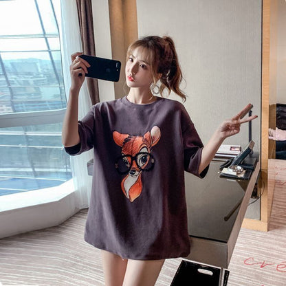 売り切れ必至 アクティブも綺麗も叶う 上品 プリント 全3色 半袖 Tシャツ F-8990