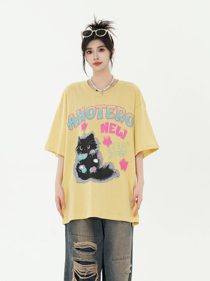 絶対欲しい 好感度UP 海外トレンド カジュアル 全3色 半袖 Tシャツ ＜F-11101＞