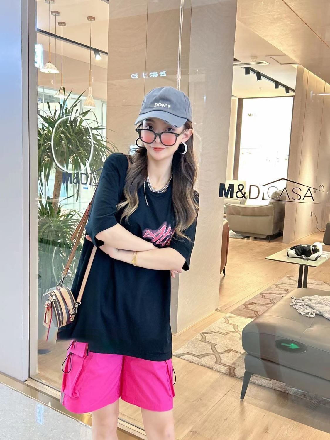 おすすめ ファッション 今季マストバイ 半袖Ｔシャツⅹパンツセット全4色<F-8568>