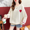 定番シンプル   ハートマーク スウェット＜F-3996＞