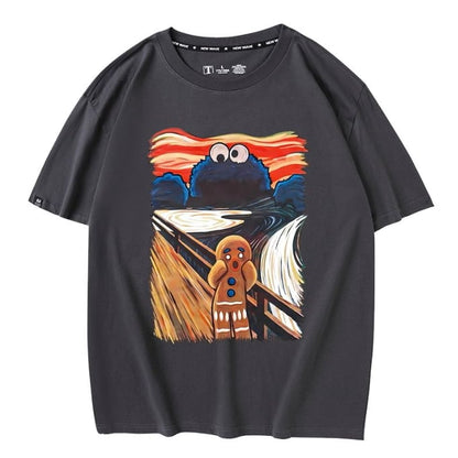男女兼用 シンプル 着心地良い ゆったり Tシャツ F-13212
