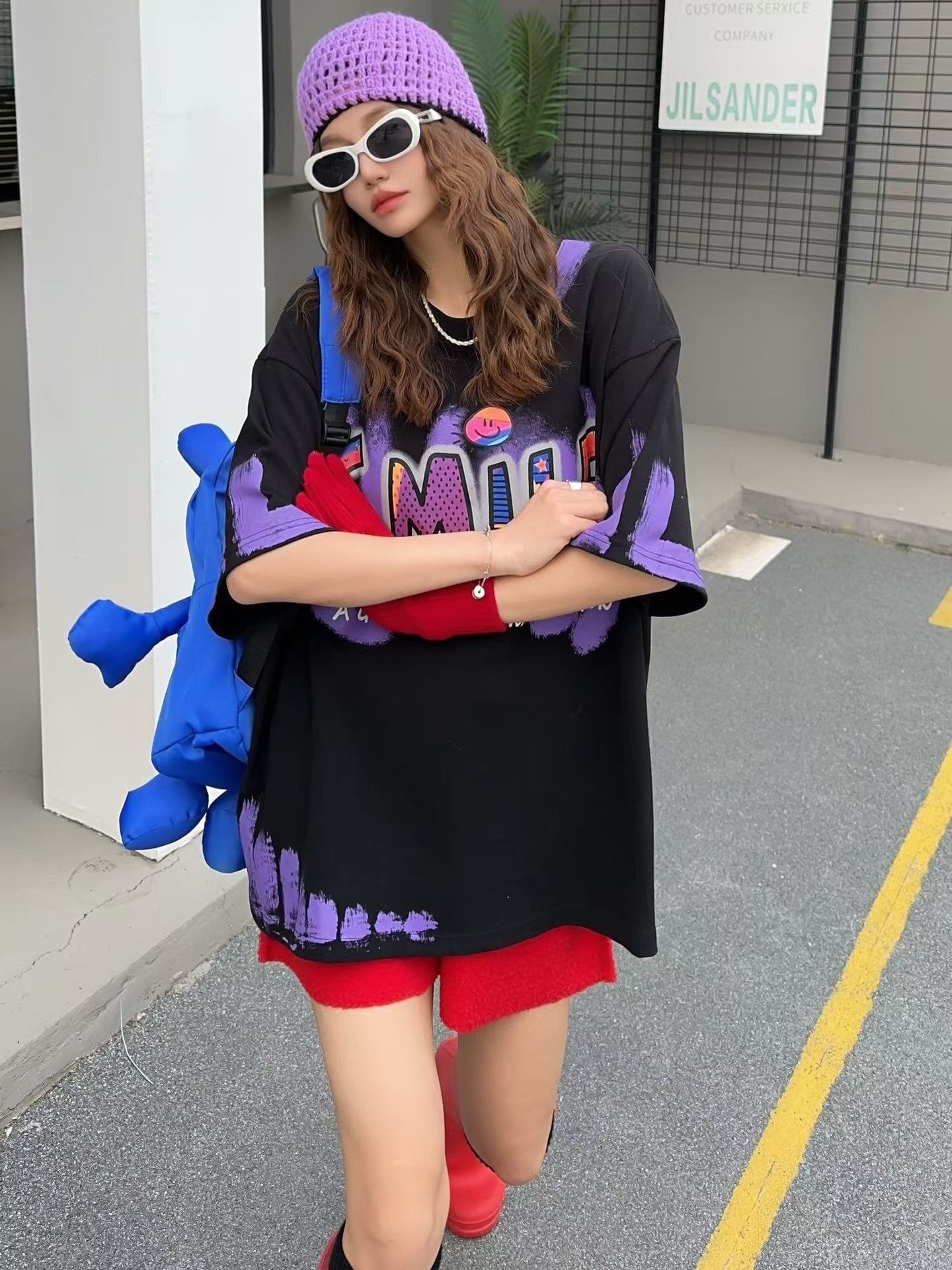 おすすめ 好感度UP 美人度アップ カジュアル 全4色 半袖 Tシャツ ＜F-11234＞