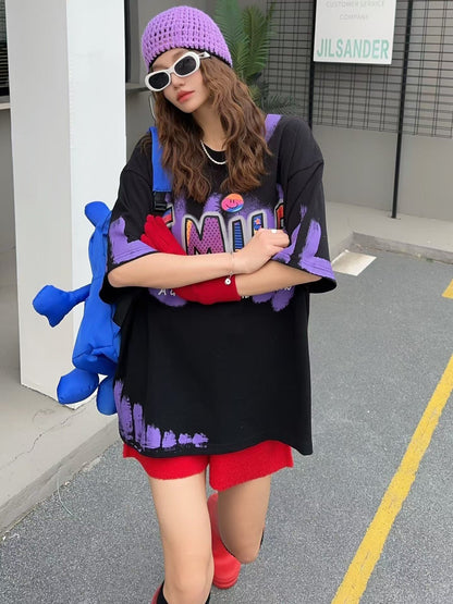おすすめ 好感度UP 美人度アップ カジュアル 全4色 半袖 Tシャツ ＜F-11234＞