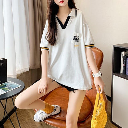 オシャレ度満点   カジュアル Tシャツ カットソー＜F-3593＞