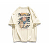ポップなプリントが夏に映えるプリントTシャツ 半袖 全8色 Tシャツ F-9252