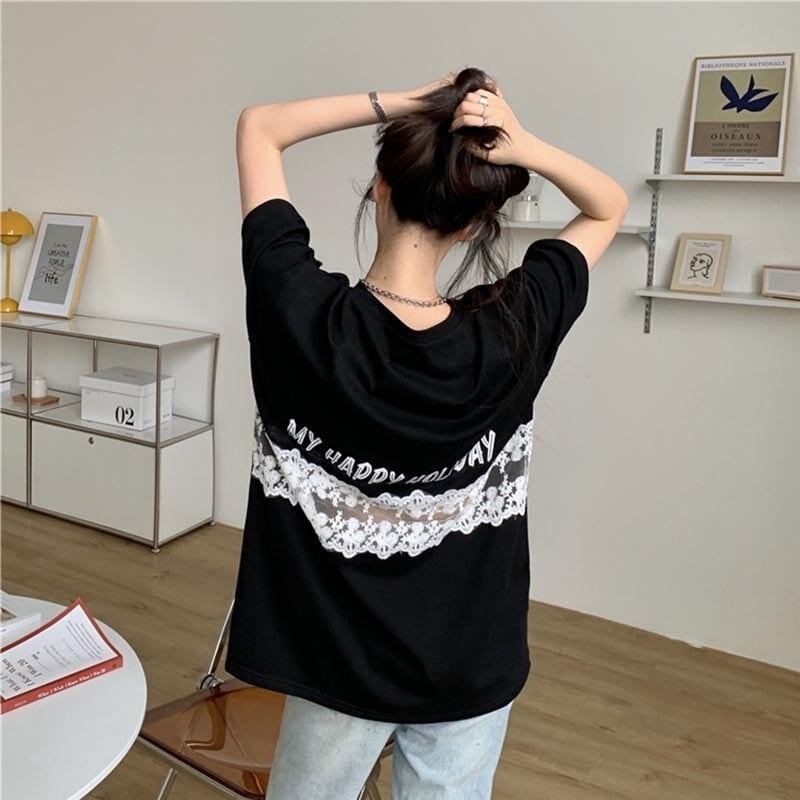 オシャレ度満点   一目惚れ Tシャツ カットソー＜F-3560＞
