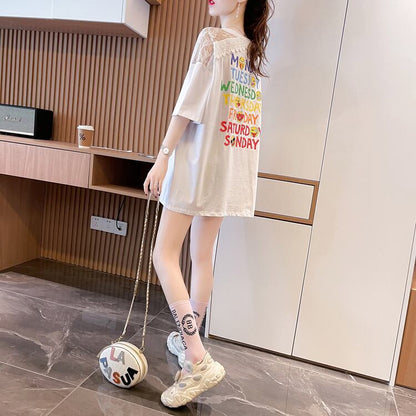 【半額！期間限定！！】美人度アップ スウィート ファッション 半袖シャツ<F-6632>