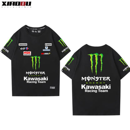 男女兼用 ファッション プリント 半袖 Tシャツ F-13262