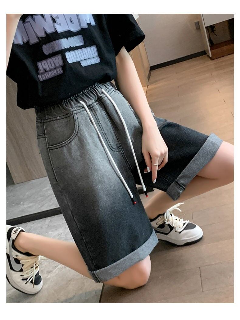 絶対欲しい オシャレ度満点 ゆったり感アップ ディップダイ デニム パンツ＜F-8303＞