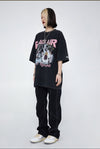 見逃し厳禁   ストリート系 プリントTシャツ ＜F-2893＞